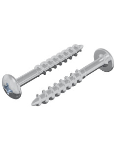 Vite 2 pcs Argento 9,8 x 35 mm Ferro 2