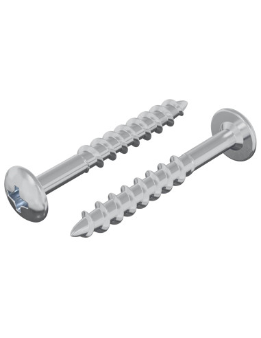 Vite 2 pcs Argento 9,8 x 35 mm Ferro