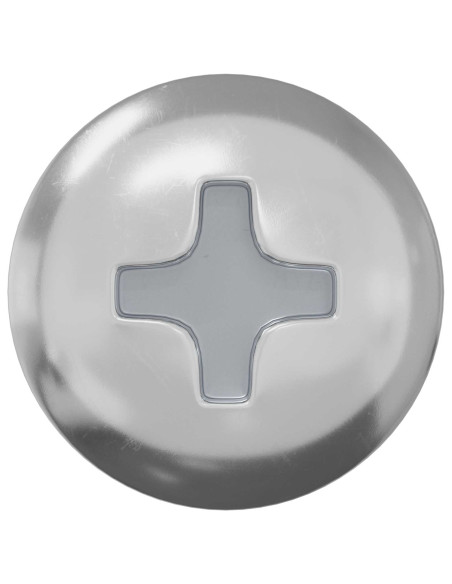 Vite 2 pcs Argento 9,8 x 35 mm Ferro