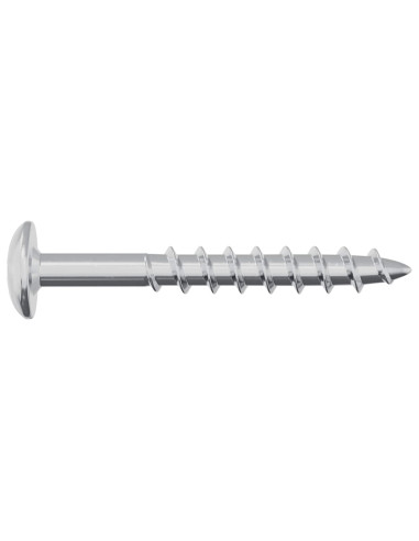 Vite 2 pcs Argento 9,8 x 35 mm Ferro