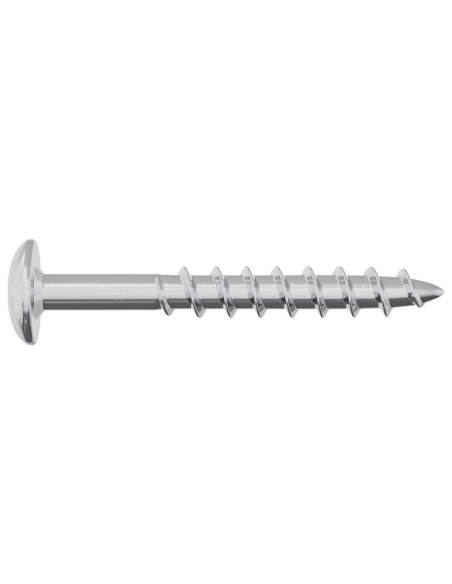 Vite 7792 pcs Argento 9,8 x 35 mm Ferro
