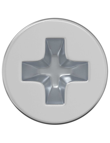 Viti a testa conica 2 pcs Argento M4 x 6 mm Acciaio