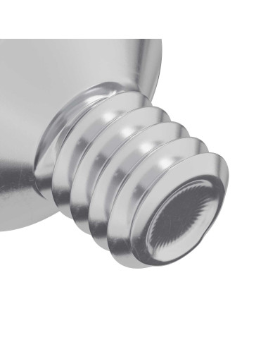 Viti a testa conica 32727 pcs Argento Ferro