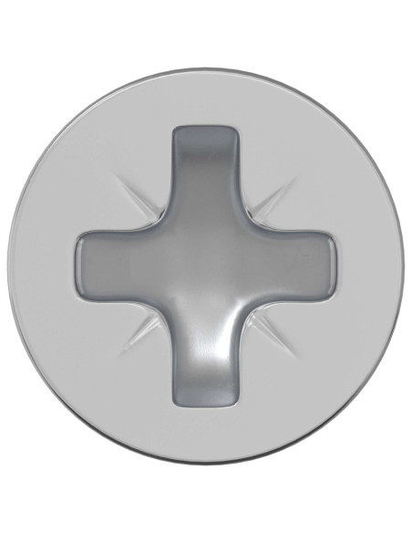 Vite 12 pcs Argento M6 x 12 mm Ferro