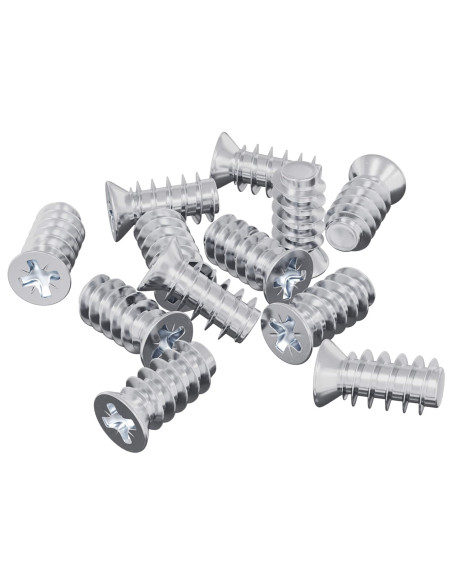 Vite 10909 pcs Argento M6 x 12 mm Ferro
