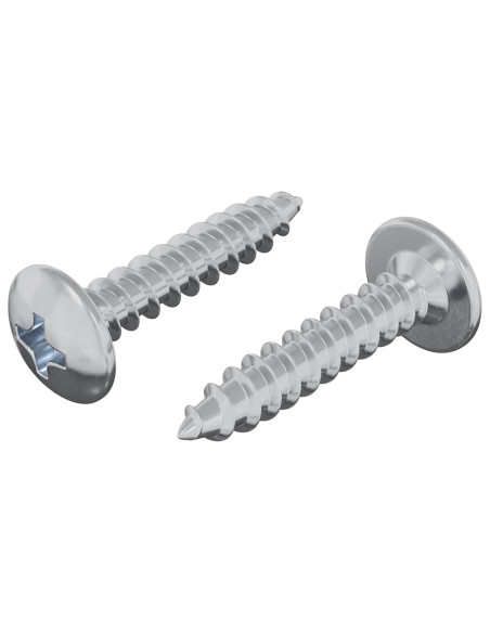 Chiodo autofilettante 2 pcs Zincato 4 x 20 mm Acciaio