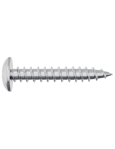 Chiodo autofilettante 12 pcs Zincato 4 x 25 mm Acciaio