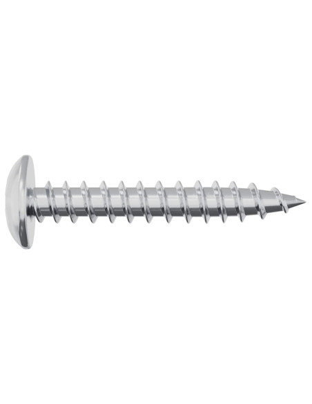 Chiodo autofilettante 12 pcs Zincato 4 x 25 mm Acciaio