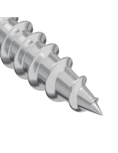 Vite in Legno 2 pcs Argento M4 x 28 mm Ferro