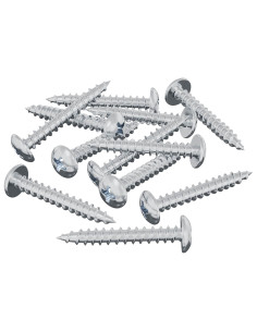 Vite in Legno 8182 pcs Argento M4 x 28 mm Ferro 2
