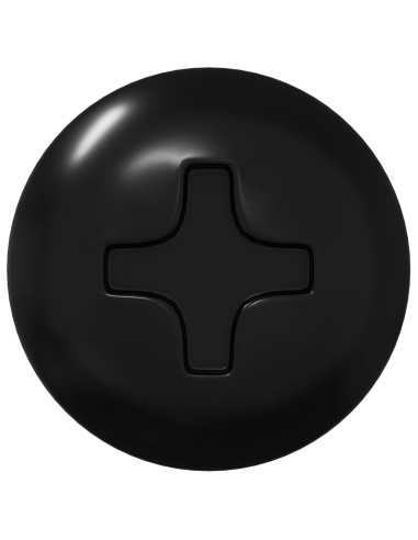 Chiodo Filettato 2 pcs Nero M4 x 28 mm Acciaio