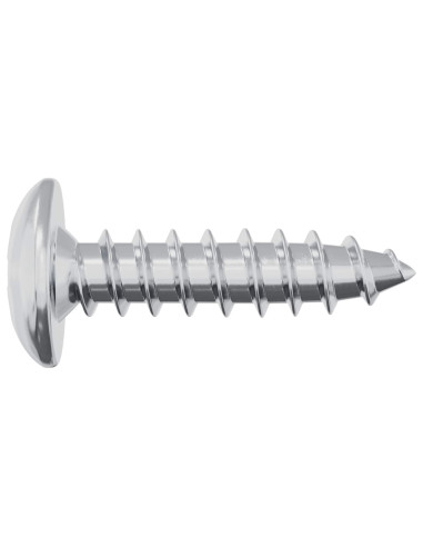 Vite 12 pcs Argento M4 x 16 mm Acciaio