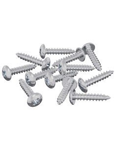 Viti in Legno 12 pcs Argento M3,5 x 20 mm Acciaio 2