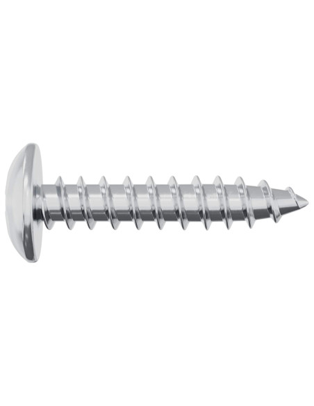 Viti in Legno 12 pcs Argento M3,5 x 20 mm Acciaio