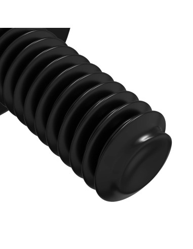 Viti a manica 2 pcs Nero M4 x 10 mm Acciaio