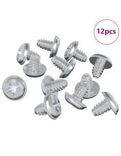 Viti a Brugola 12 pcs Argento M4 x 5 mm Ferro 2