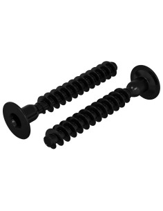 Vite a testa esagonale 2 pcs Nero M5 x 40 mm Ferro 2