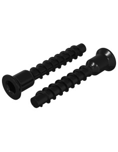 Vite a testa esagonale 2 pcs Nero 7 x 40 mm Ferro 2