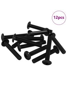 Vite 12 pcs Argento 5 x 30 mm Ferro 2