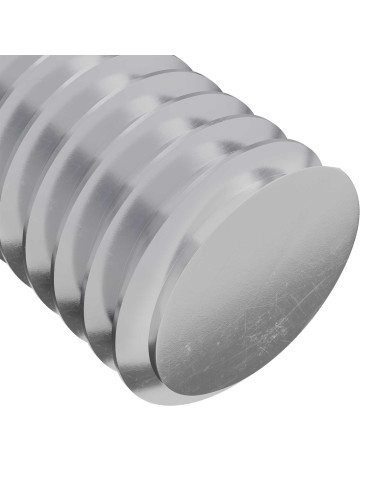 Vite 2 pcs Argento 8 x 25 mm Acciaio