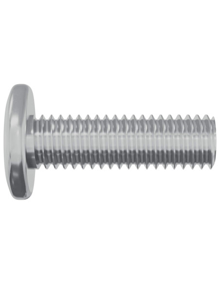 Vite 12 pcs Argento 8 x 25 mm Acciaio