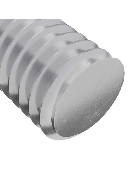 Vite 12 pcs Argento 8 x 25 mm Acciaio