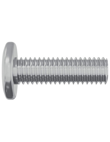 Vite 1593 pcs Argento 8 x 25 mm Acciaio