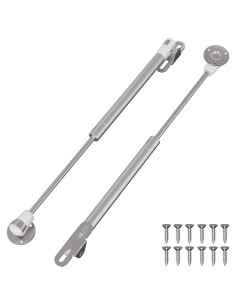 Molla Gas Idraulica 2 pcs Argento 280 x 17 x 16 mm PP e Ferro 2