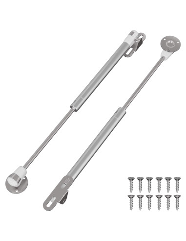 Molla Gas Idraulica 2 pcs Argento 280 x 17 x 16 mm PP e Ferro