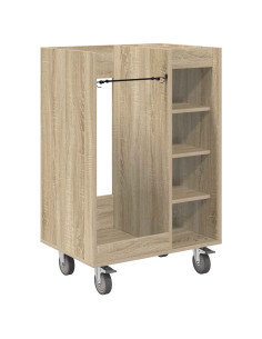 Armadio per Golf con ruota Rovere Sonoma 65 x 45 x 98 cm 2