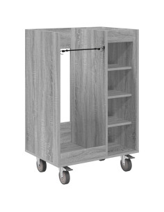 Armadio per Golf con ruota Grigio Sonoma 65 x 45 x 98 cm 2
