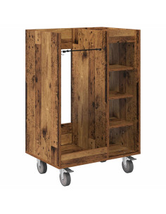 Armadio per Golf con ruota Legno vecchio 65 x 45 x 98 cm 2