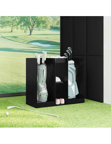 Armadio per Golf Tinta unita Rovere Nero 102 x 45 x 85,5 cm