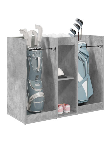 Armadio per Golf Tinta unita Grigio cemento 102 x 45 x 85,5 cm