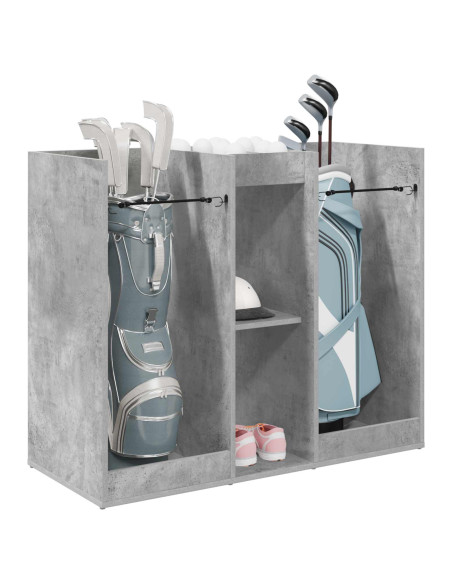 Armadio per Golf Tinta unita Grigio cemento 102 x 45 x 85,5 cm