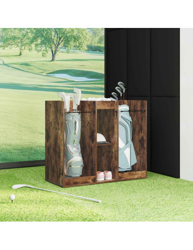 Armadio per Golf Tinta unita Rovere fumé 102 x 45 x 85,5 cm