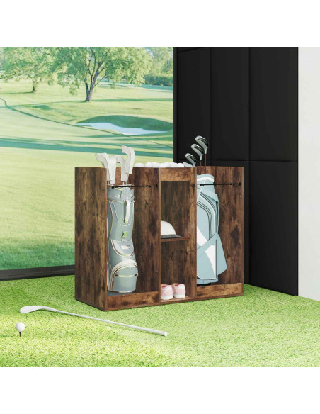 Armadio per Golf Tinta unita Rovere fumé 102 x 45 x 85,5 cm