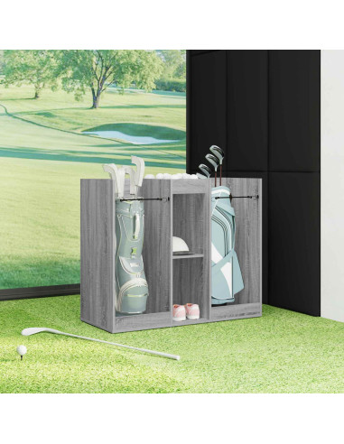 Armadio per Golf Tinta unita Grigio Sonoma 102 x 45 x 85,5 cm
