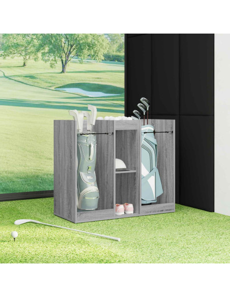 Armadio per Golf Tinta unita Grigio Sonoma 102 x 45 x 85,5 cm