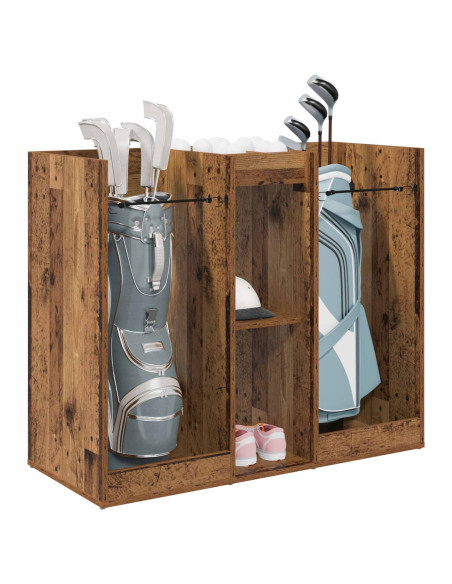 Armadio per Golf Tinta unita Legno vecchio 102 x 45 x 85,5 cm