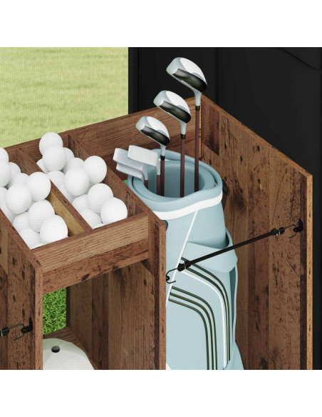 Armadio per Golf Tinta unita Legno vecchio 102 x 45 x 85,5 cm