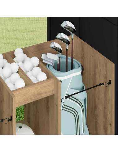 Armadio per Golf Rovere artigianale 102 x 45 x 85,5 cm
