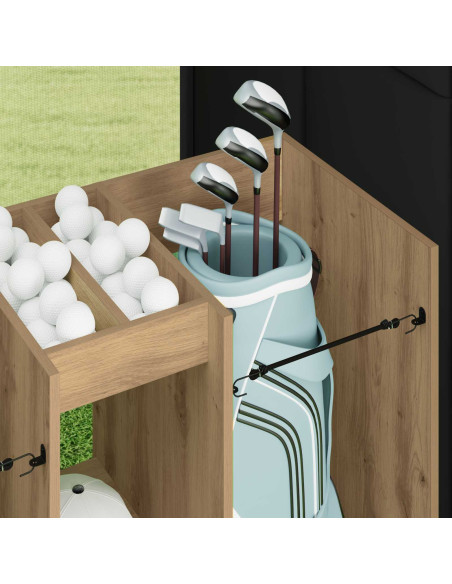 Armadio per Golf Rovere artigianale 102 x 45 x 85,5 cm
