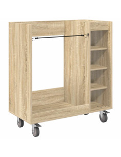 Armadio per Golf con ruota Rovere Sonoma 90 x 45 x 98 cm 2
