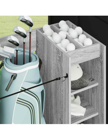 Armadio per Golf con ruota Grigio Sonoma 90 x 45 x 98 cm