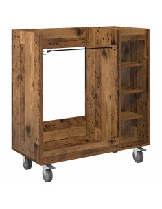 Armadio per Golf con ruota Legno vecchio 90 x 45 x 98 cm 2