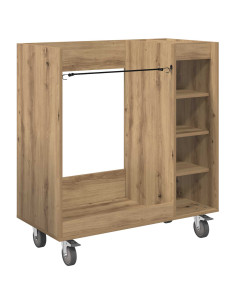 Armadio per Golf con ruota Rovere artigianale 90 x 45 x 98 cm 2