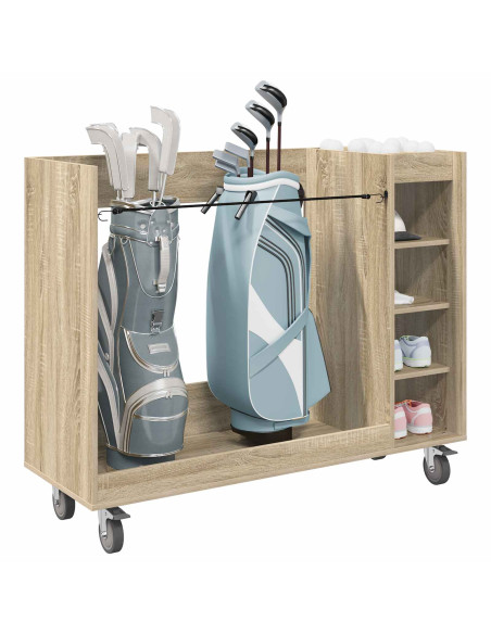 Armadio per Golf con ruota Rovere Sonoma 120 x 45 x 98 cm