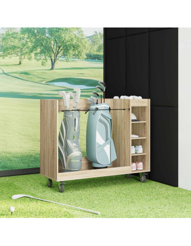 Armadio per Golf con ruota Rovere Sonoma 120 x 45 x 98 cm