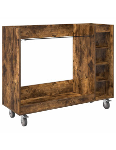 Armadio per Golf con ruota Rovere fumé 120 x 45 x 98 cm 2